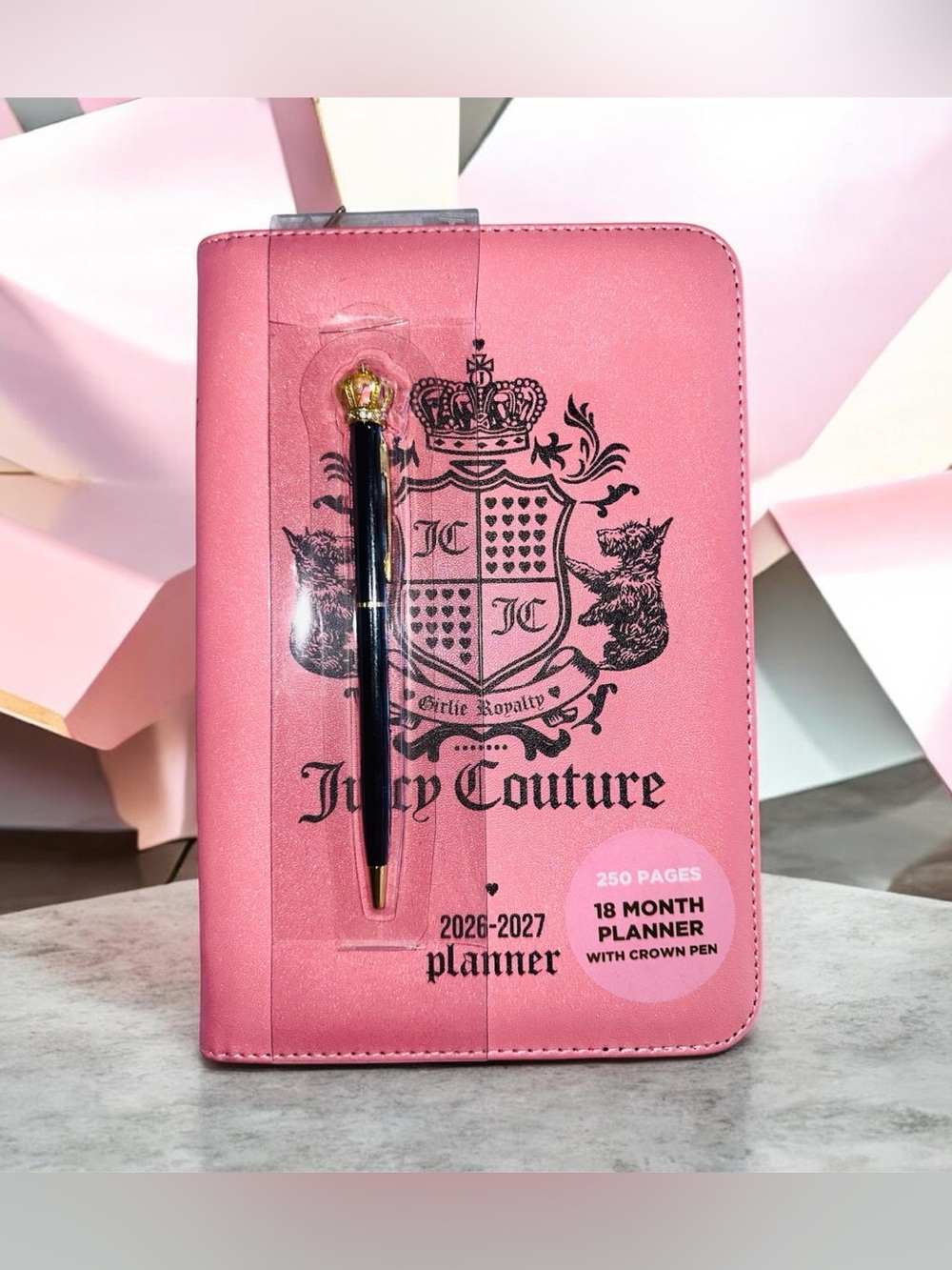 New Juicy Couture 18 Month Planner & Pen